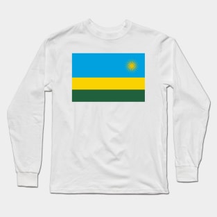 Flag of Rwanda Long Sleeve T-Shirt